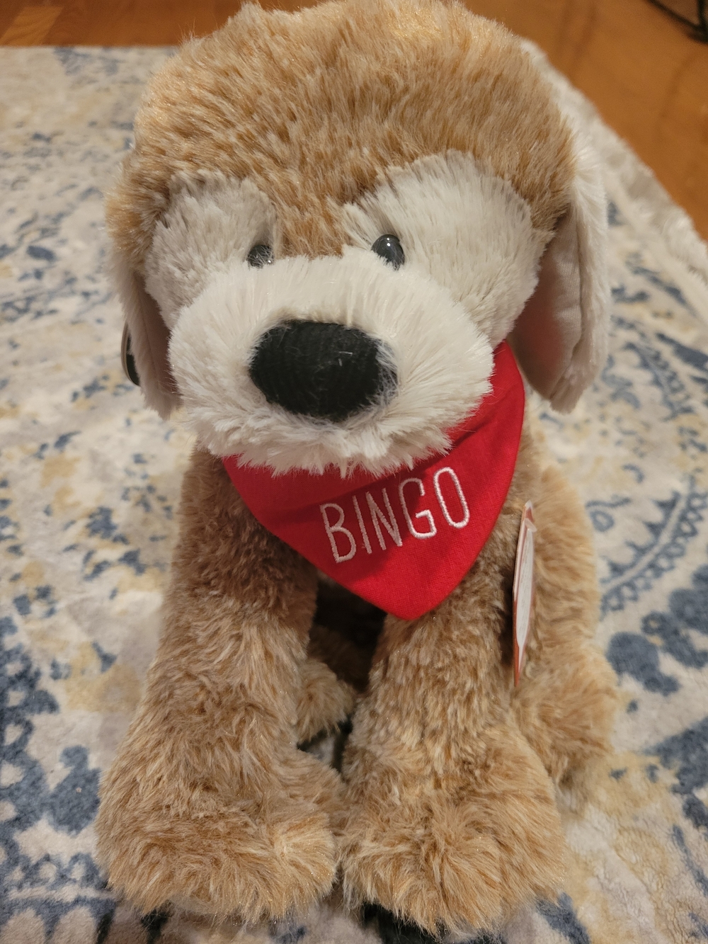 NWT,Brown Plush Musical Puppy - Soft Huggable.